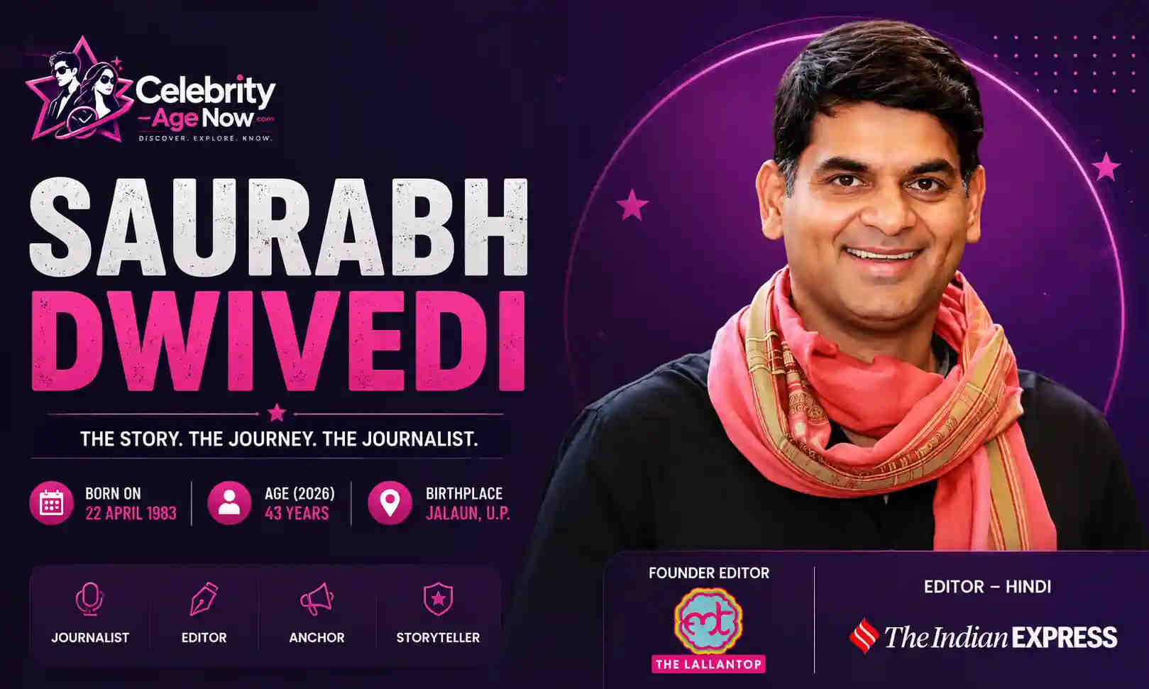 Saurabh Dwivedi Age, Wife, Career, Net Worth & Life Story