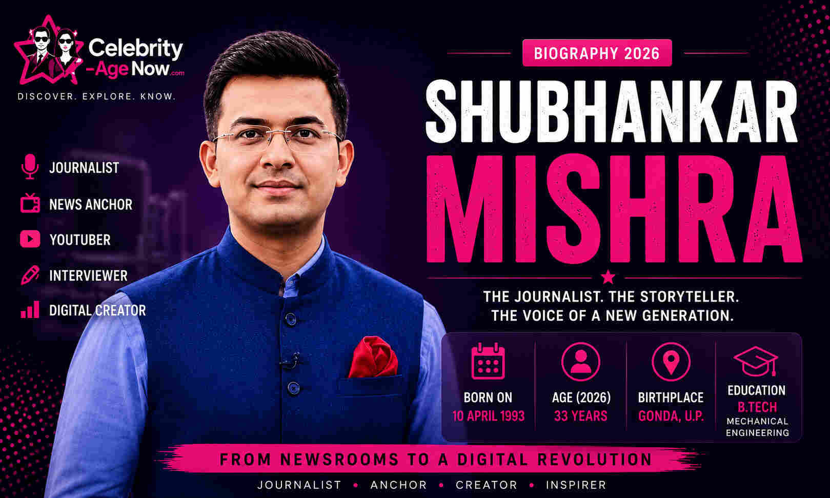 Shubhankar Mishra Age, Career and Life Behind the Journalist